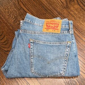 Levi's Light Blue Straight Leg Men's Jeans 36W x 30L